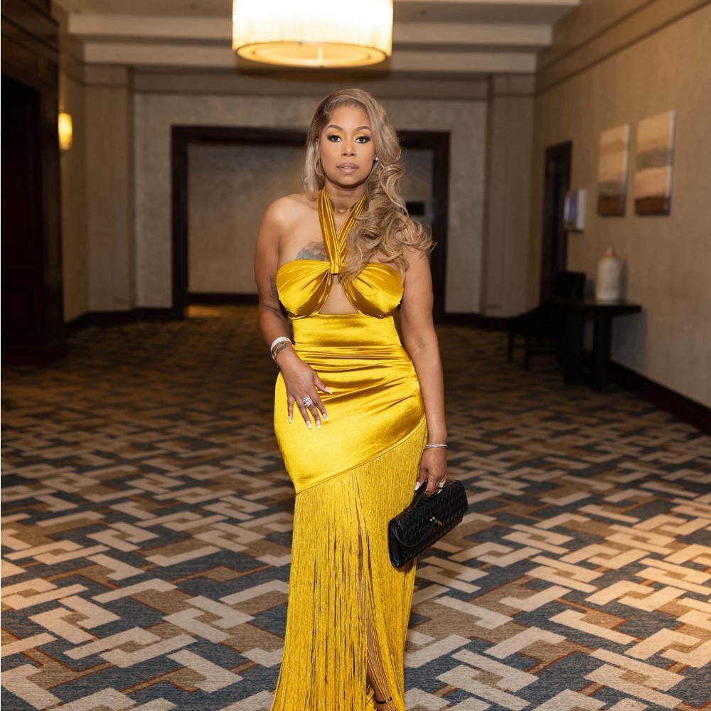 Bronx and Banco Bali Gown in Yellow